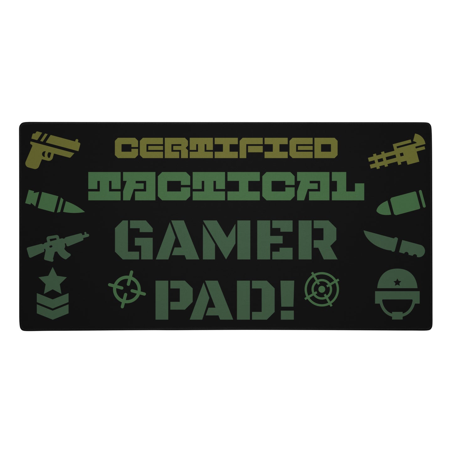 Cerified Tactical Gamer - Gaming Mouse Pad | Passion Glitch