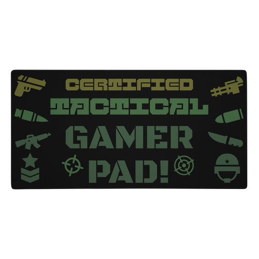 Cerified Tactical Gamer - Gaming Mouse Pad | Passion Glitch