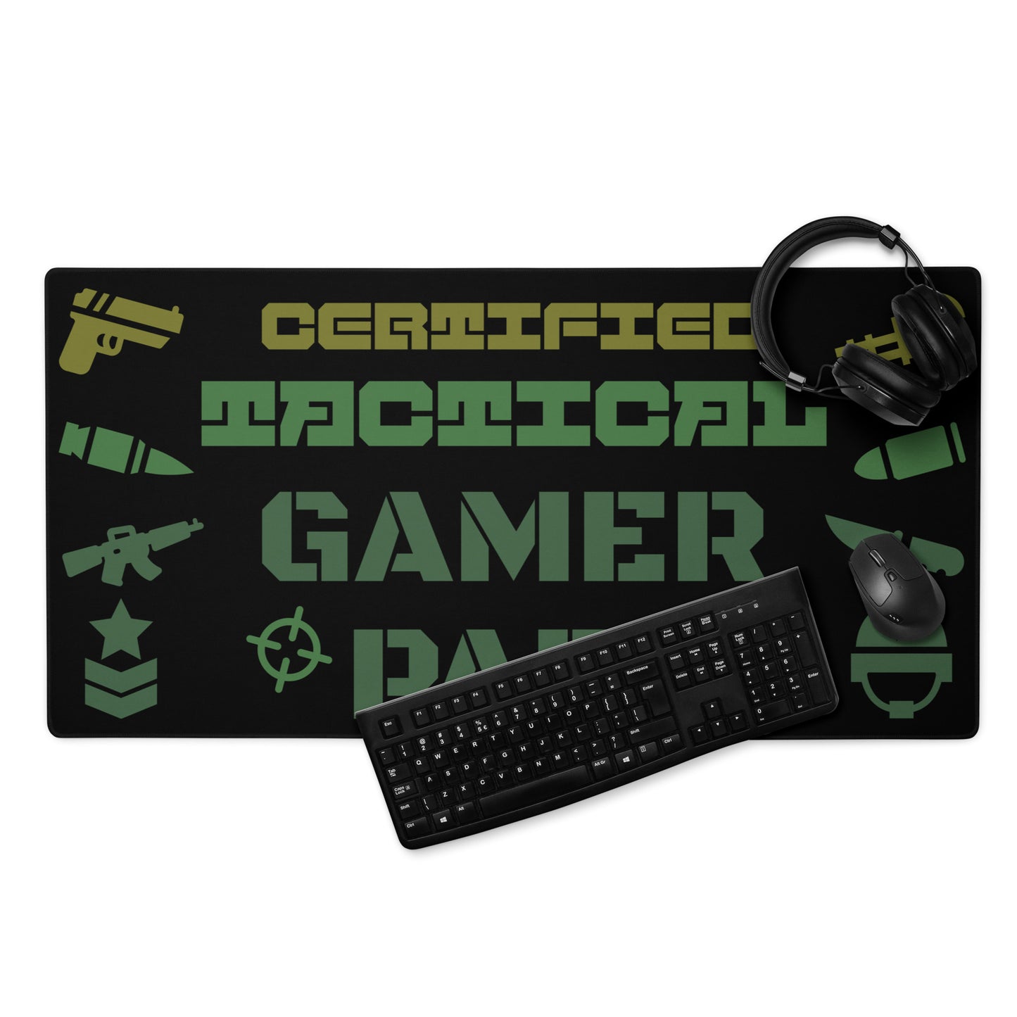 Cerified Tactical Gamer - Gaming Mouse Pad | Passion Glitch