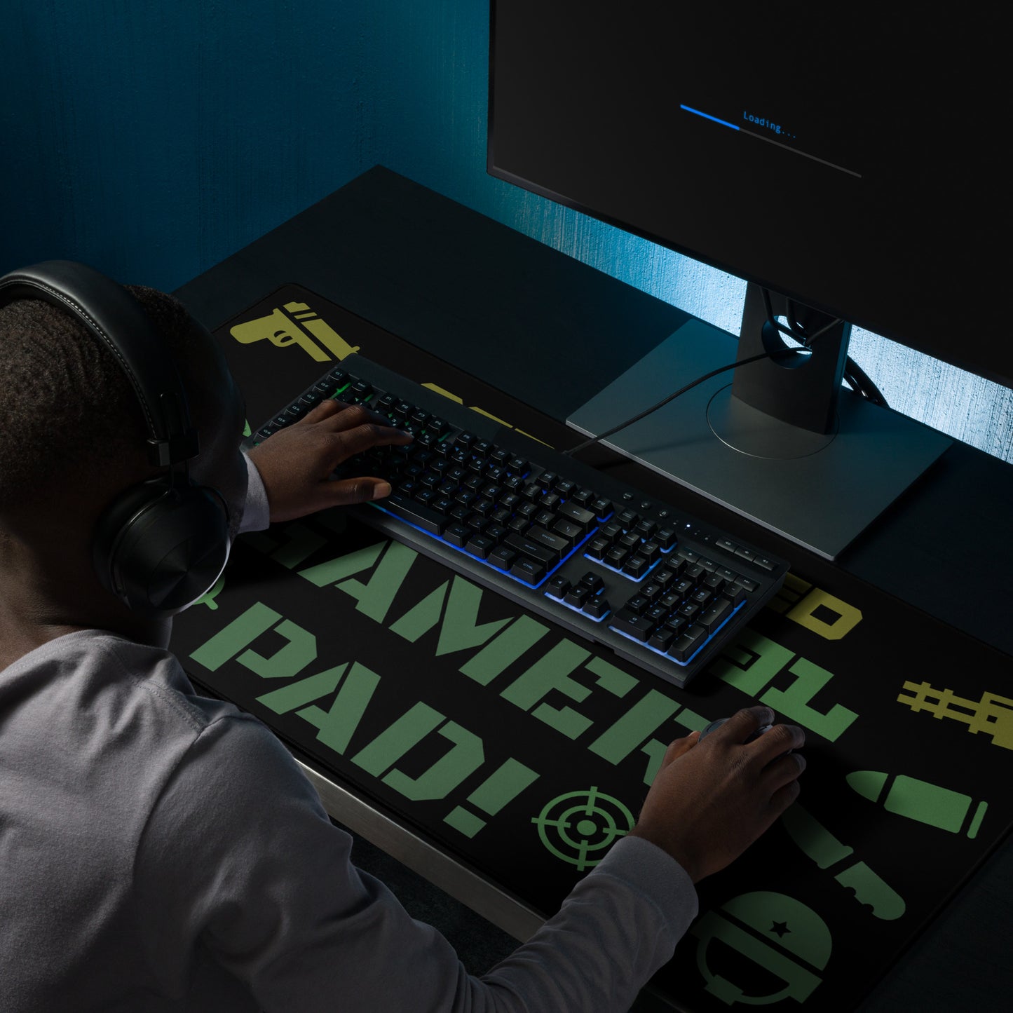 Cerified Tactical Gamer - Gaming Mouse Pad | Passion Glitch